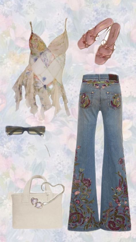 JUST A WHIMSICAL OUTFIT!! 💖🎀💗💖🎀💗 Whimsical Spring Outfits, Whimsical Office Outfit, Casual Whimsical Outfits, Whimsey Aesthetic, Whimsical Maximalist Outfit, Whimsical Twee Outfits, Whimsical Outfit Aesthetic, Whimsical Aesthetic Outfit, Whimsy Outfit