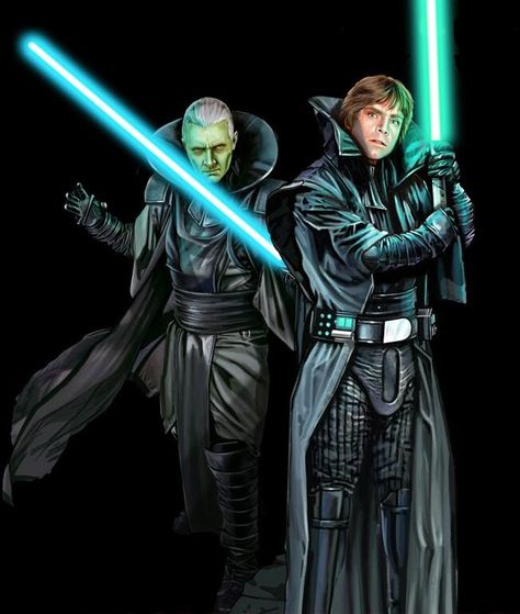 Clone Palpatine and Luke from Dark Empire Dark Empire Luke Skywalker, Bail Organa, Sarlacc Pit, Jedi Grand Master, Darth Revan, Darth Sidious, Sith Lords, Dark Empire, Film Dvd