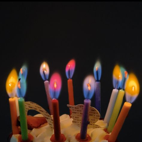 PRICES MAY VARY. 🎂Birthday candles features 5 different pretty flame colors - red, purple, green, blue and orange. For best color flame effects, please use the candles in dark environment. 🎁Pack of 12 happy birthday cake candles. Candle holders included. 🎈Burning time - 8 minutes. Size: 55mm in length and 5mm in width.Colorful and fun birthday candles for cake that burn with colored light when they are lit. 🎉Colorful and fun candles made of Non-toxic material and won't give off harmful smoke Colored Flames, Candles For Cake, Fun Candles, Happy Birthday Candles Cake, Birthday Cake Candles, Flame Colors, Dark Environment, Cake Candles, Happy Birthday Candles