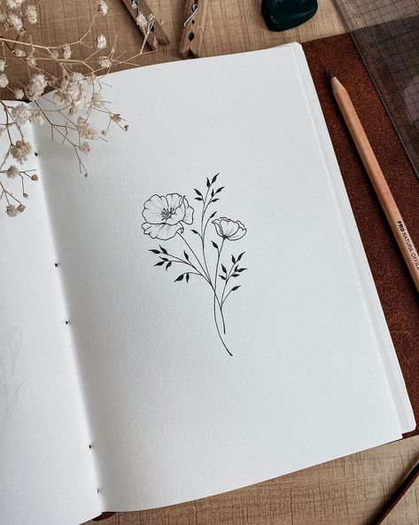 #irisflower • I’ve broke them into pieces so you can have a try at drawing them too. 😊 | Instagram Flower Sketch, Small Leaves, Flower Sketches, Small Leaf, Iris Flowers, Flower Tattoos, Small Flowers, Flower Drawing, Floral Art