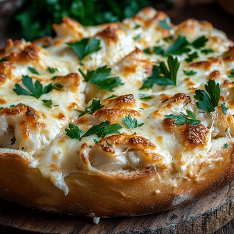 A delightful blend of creamy cheese and crab meat, this Cracked Crab Cheese Bread will leave your guests begging for the secret ingredient! Cracked Crab, Refreshing Appetizers, Crab Bread, Sausage Cream Cheese Crescents, Sausage And Cream Cheese, Sausage Cream Cheese, Finger Foods Appetizers, Cheese Bread Recipe, Best Sausage