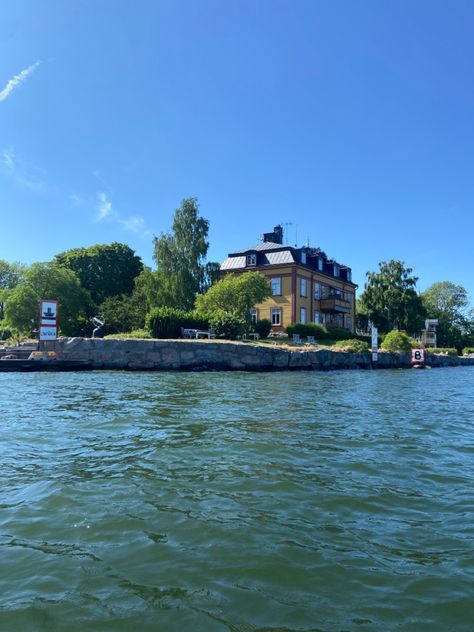 vaxholm, sweden 🇸🇪 swedish cottage next to the sea 🌊 Vaxholm Sweden, Swedish Cottage, The Sea, Sweden, Cottage