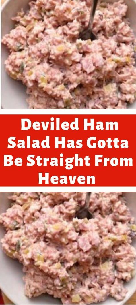 Ham Salad With Cheese, Devil Ham Spread Recipes, Ham Salad Sandwich Recipe, Deviled Ham Salad 12 Tomatoes, Underwood Deviled Ham Recipes, Ham Salad Recipe Paula Deen, Deviled Ham Recipes, Devilled Ham, Deviled Ham Sandwiches