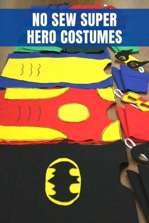 No Sew Super Hero Costumes Teen Costume Ideas, Easy Superhero Costumes, Iron Man Costume Diy, Diy Superhero Costume, Create Your Own Superhero, Cape Tutorial, Diy Superhero, Halloween Costume Design, Mermaid Halloween Costumes