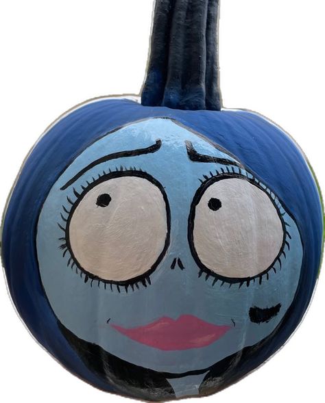 Bride Pumpkin Painting, Corpse Bride Pumpkin Painting, Corpse Bride Pumpkin, Pumpkin Painting, Corpse Bride, Halloween Cupcakes, Pumpkin Crafts, Painted Pumpkins, Art Inspiration