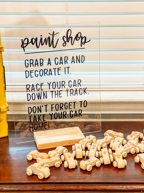 Fast Furious Party, First Birthday Party Car Theme, 3rd Birthday Race Theme, Hot Wheel 2nd Birthday, Two Fast Party Food Ideas, Car Two Year Old Party, Racecar Birthday Party Activities, Racecar Birthday Activities, Car Theme Birthday Activities