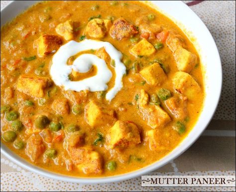 Mutter Paneer/...peas n'cheese Matter Paneer, Paneer Masala Recipe, Indian Side Dishes, Indian Flat Bread, Masala Sauce, Paneer Recipe, Vegetarian Indian, Dinner Side Dishes, Paneer Recipes