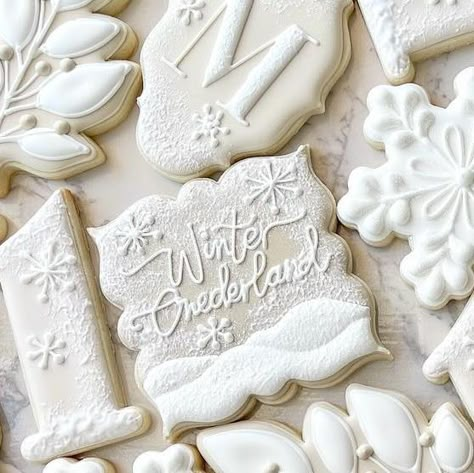 LeAnn Offner on Instagram: "𝒲𝒾𝓃𝓉𝑒𝓇 𝒪𝓃𝑒𝒹𝑒𝓇𝓁𝒶𝓃𝒹 ❄️❄️❄️ >> This is hands down the most elegant 1st birthday set I’ve ever done !! 🌟 I love the neutral color palette, as well as the clever play on words! Happy 1st birthday to you, little one! ❄️🌟 >> This set was completely inspired by the talented @fleursetcreme 💗 . . . . . . #decoratedcookies #decoratedsugarcookies #royalicingcookies #royalicing #edibleart #cookies #cookiesofinstagram #cookieart #cookieartist #sugarcookies #sugarcookiesoﬁnstagram #customcookies #cookielover #dfw #texas #winteronederland #winterwonderland #winteronderlandcookies #snowflake #snowflakecookies #snow #firstbirthday #1stbirthday #neutralcolors #winter #wintercookies" Winter Onederland Desserts, Winter Onederland Cookies Boy, Onederland Cookies, Winter Onederland Cookies Girl, Winter Birthday Cookies, Winter Onederland Cookies, Winter First Birthday, Winter 1derland Birthday Party, Winter Onederland Sugar Cookies