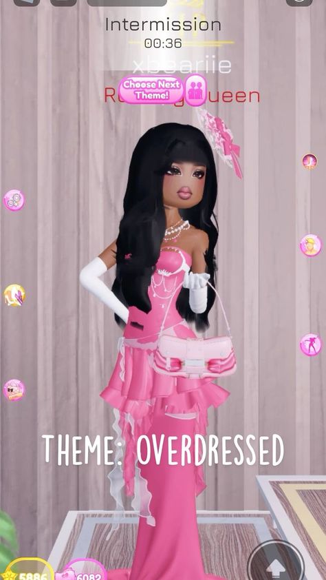 Discover Pinterest's best ideas and inspiration for Overdressed dress to impress outfit. Get inspired and try out new things. Overdress Dti Outfits, Overdressed Dti Outfit, Dti Theme Overdressed, Dress To Impress Overdressed Theme, Dress To Impress Overdressed, Overdressed Outfits, Pink Dress To Impress, Silent Language, Musical Dress