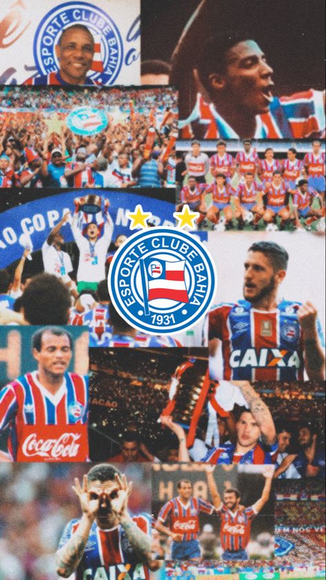 #bahia #esbahia #futebol #campeonatobrasileiro #papeldeparede #colagem #wallpaper #brazil #nordeste #salvador #background #libertadores Bahia Wallpaper, Wallpaper Bahia, Bahia Time, Football Wallpapers, Football Lovers, Football Wallpaper, Sports Clubs, Cristiano Ronaldo, Tri Color