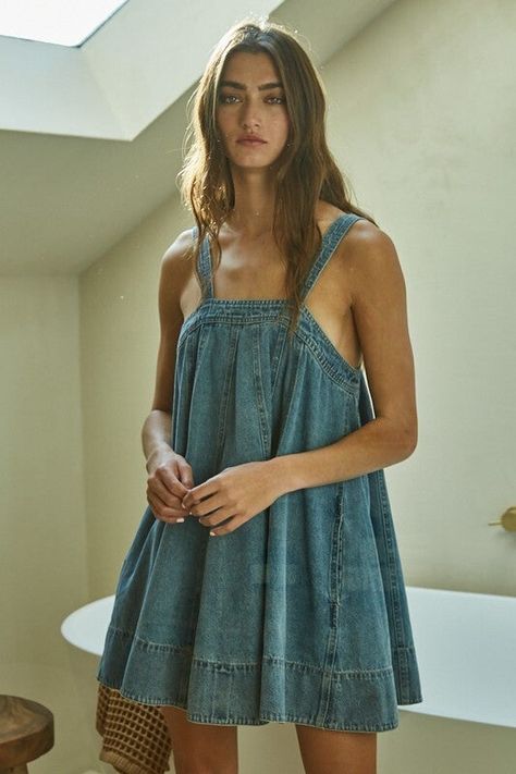 Sally Dress | WILDER Funky Fits, Amy March, College Shopping, Square Neck Design, Babydoll Dresses, Fall Semester, Zach Bryan, Flare Mini Dress, Tie Dye Designs