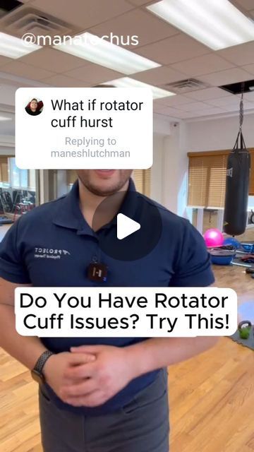 ManaTechUS on Instagram: "Replying to @maneshlutchman Rotator Cuff Issues.   Do You Have Rotator Cuff Issues? Try This!  Knock those ROTATOR CUFF issues out! 💪  Find Relief From Rotator Cuff Pain! Comment And Share These Tips.   dm for credit/removal  #shoulderpainrelief #frozenshouldertreatment #frozenshoulder #frozenshouldersexercise #frozenshoulderexercises #frozenshoulderstretches #shoulderpainexercises #shoulderpainexercise #shoulderpaintreatment #rotatorcuffinjury #rotatorcuff #rotatorcuffexercises #rotatorcuffrehabilitation" Torn Rotator Cuff Exercises, Rotator Cuff Rehab, Frozen Shoulder Exercises, Rotator Cuff Pain, Rotator Cuff Exercises, Shoulder Pain Exercises, Rotator Cuff Tear, Shoulder Stretches, Rotator Cuff Injury