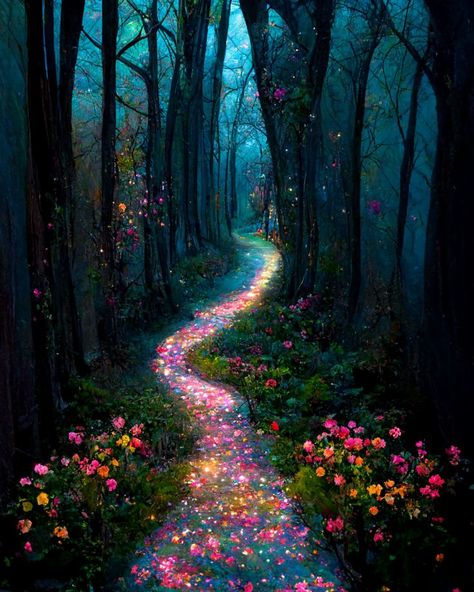 Magic Places Fantasy Dreams, Fantasy Forest, Pretty Landscapes, Fantasy Art Landscapes, Wallpapers Backgrounds, Magical Forest, 판타지 아트, Pretty Wallpapers Backgrounds, Dreamy Art