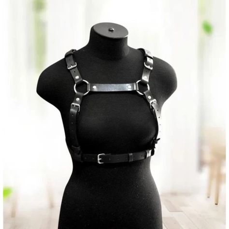 Just found this amazing item on AliExpress. Check it out! C$28.21 | Women Fashion Waist Belt Leather Strap Chest Strap Suspneder for Women Decorative Harness Straps Gothic Clothing Accessorie Chest Strap, Gothic Clothing, Belt Leather, Body Harness, Leather Harness, Lingerie Dress, Drawing Clothes, Gothic Outfits, Fantasy Fashion