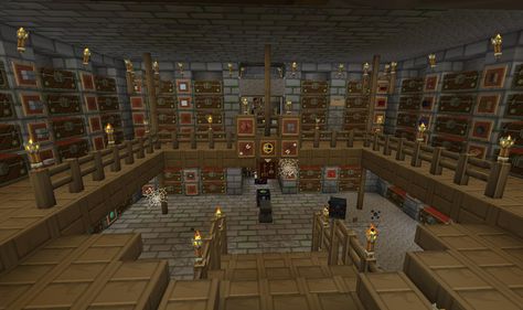 Pics of your storage room? - Survival Mode - Minecraft Discussion - Minecraft Forum - Minecraft Forum Storage Room Ideas, Minecraft Storage Room, Minecraft Storage, Minecraft Underground, Minecraft Houses Survival, Minecraft Interior Design, Minecraft House Plans, Minecraft Bedroom, Minecraft Castle