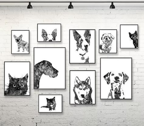 Veterinary Art, Dog Grooming Salon Decor, Dog Grooming Salons, Dog Hotel, Wall Art Diy, Dog Business, Pet Boarding, Grooming Salon, Pet Clinic