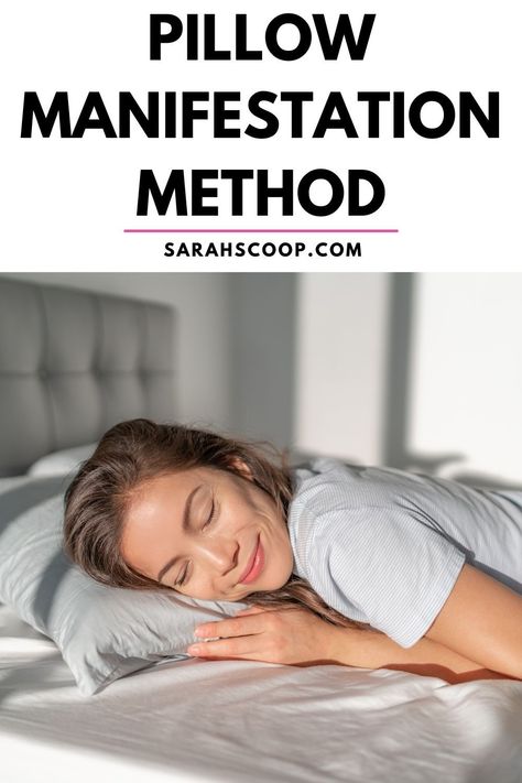 pillow manifestation method Pillow Manifestation, Here's The Scoop, The Pillow, Change Your Life, Journal Inspiration, Pillows