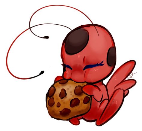 Miraculous Ladybug Tikki Drawings, Kwami Ideas, Miraculous Drawings, Tikki Miraculous, Agreste Family, Miraculous Au, Tikki And Plagg, Ladybug Pv, Tikki Y Plagg