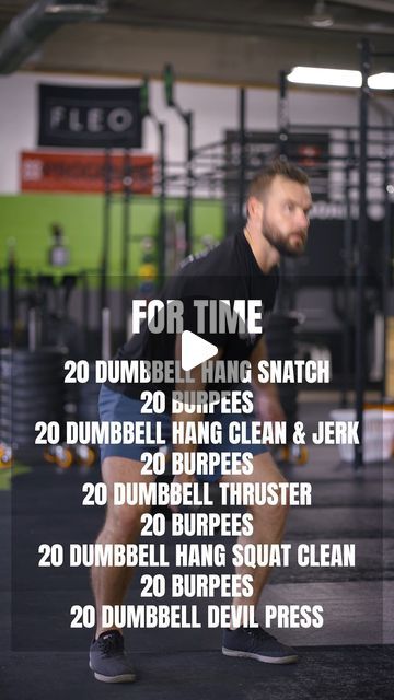 Functional Fitness Workouts on Instagram: "Set the timer, pick up those dumbbells, and go for it! 💪 If you're looking for a more structured program that delivers results, check out our updated 12-Week Functional Dumbbell Program. 💥 Link in bio. 📸: @sergefitness Fitness Timer App: @timerwod Fitness Gear: @chalkgear #wod #fitness #functionalfitness #garagewod #homeworkout #homeworkouts #homewod #homewods #fullbodyworkout #dailyworkout #dailywod #homefitness #workoutathome #nogymnoproblem #workoutoftheday #workoutideas #wodoftheday #dumbbell #dumbbellwod #dumbbellworkout #dumbbellonly #dumbbellworkouts #dumbbellonlyworkout" Wod Dumbbell Workouts, Dumbbell Program, Push Day With Dumbbells, Dumbbell Amrap, Dumbell Only Workout Program, Dumbbell Circuit Workout, Dumbbell Wod, Dumbbell Only Workout, Timer App