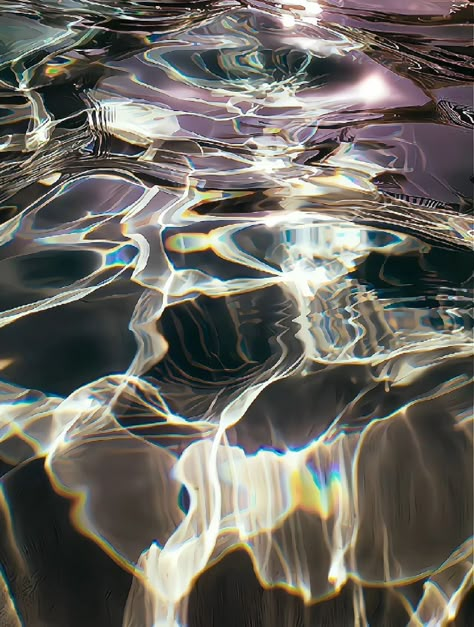 Water Distortion, Water Refraction, Collage Art Projects, Nail Art Inspo, Water Element, 3d Painting, Water Design, Ethereal Art, Aesthetic Pics