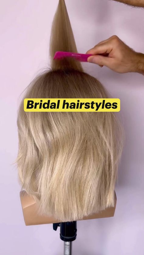 Bridal hairstyle | hair tips | blonde hair | summer vibe | hair updo | hairstyles  short length hairstyles, hairstyle trends, hairgoals, updo hairstyles, wedding hair, bridestyles, hairdo   #hairupdotutorial #shorthairupdo #hairideas Updo Hairstyles Short, Short Length Hairstyles, Updo Hairstyles Wedding, Blonde Hair Summer, Short Hair Updo Tutorial, Hair Updos Tutorials, Short Hair Up, Short Hair Bun, Short Hair Lengths