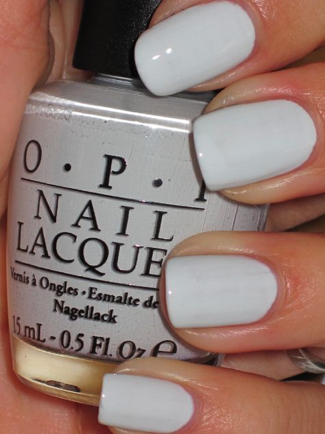 . Light Grey Short Nails, Light Grey Gel Nails, Light Grey Nails, Light Gray Nails, Bridesmaid Nails, Pretty Pedicures, Grey Nail Polish, Shellac Colors, Opi Polish