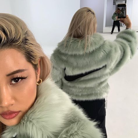 Ambush designer Yoon Ahn previews cozy Nike collabo, dropping first week of Dec. 2018 Yoon Ambush, Nike Ambush, Nike Fits, Fur Coat Outfit, Mens Silver Necklace, Fire Fits, Cute Outfit, Faux Fur Jacket, Fashion Killa