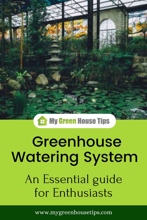 The game-changing greenhouse watering system that takes the guesswork out of hydration. Our expert guide reveals efficient irrigation techniques, automatic timers, and drip systems to ensure your plants receive the perfect amount of water, promoting healthy growth and saving you time and effort. Upgrade your watering routine now! Green House Watering System Diy, Greenhouse Watering System Diy, Greenhouse Watering System, Auto Watering System Plants, Greenhouse Watering, Greenhouse Irrigation, Greenhouse Tips, Drip Watering System, Automatic Watering System