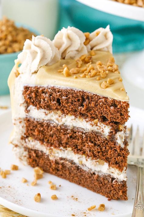 Bourbon Toffee, Maple Toffee, Chocolate Bourbon, Layer Cake Recipes, Recipes Cookies, Toffee Bits, Amazing Cake, Chocolate Mousse Cake, Chocolate Toffee