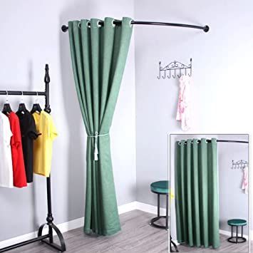 Room Privacy Screen, Small Clothing Store Interior, Stationery Store Design, Corner Curtains, Tent Room, Fabric Store Design, Clothing Store Interior, Clothing Store Design, Office Color