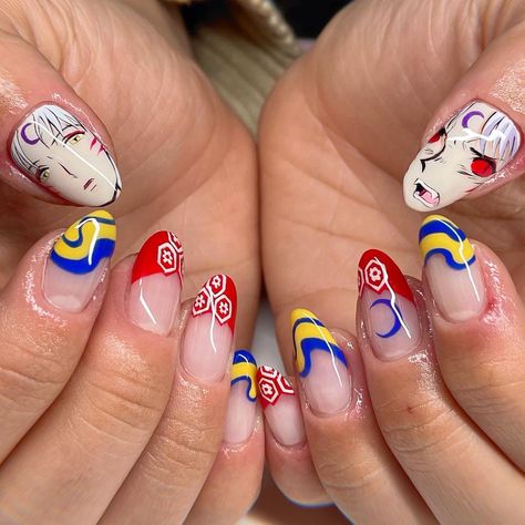 Sesshomaru Nails, Anime Nails Ideas, Naruto Nails, Miami Nails, Anime Nails, It Doesn't Matter, Kawaii Nails, Fall Inspo, Minimalist Nails