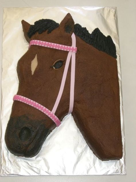 Ich glaub' mich tritt ein Pferd... - ääh mich verführt ein Pferd zum Anbeißen... Horse Themed Party, Horse Birthday Cake, Horse Birthday Parties, Horse Cake, Cowgirl Birthday Party, Horse Party, Horse Birthday, Animal Cakes, Cowgirl Birthday