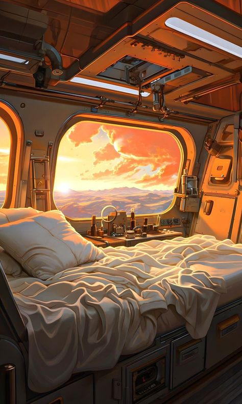 Spaceship Interior, Cool Wallpapers Art, Fantasy Art Landscapes, Free Products, Dreamy Art, Dream Rooms, Pics Art, Sci Fi Fantasy, Sci Fi Art