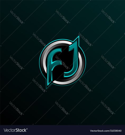 Fj Logo Design, High Res, Png Images, Adobe Illustrator, Vector Free, Vector Images, Initials, Illustrator, Logo Design