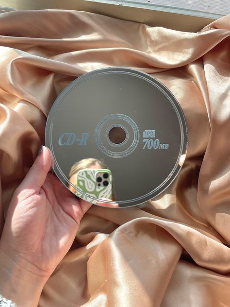 Disc Wall Art, Cd Mirror, Mirrored Wall Art, Music Themed Decor, Future Room, Unique Home Accessories, Mirrored Wall, Wall Accent, Wall Art Hanging