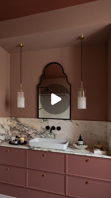 Angela Giovanna Stark | Im still speechless how „just“ paint changed the whole vibe of our bathroom and I absolutely love it 🥰

Don’t get me wrong, I al... | Instagram Magenta Bathroom, Painted Bathroom, Scandi Interiors, Too Cold, Be Happier, Scandinavian Interior, In The End, Color Combo, Comfort Zone