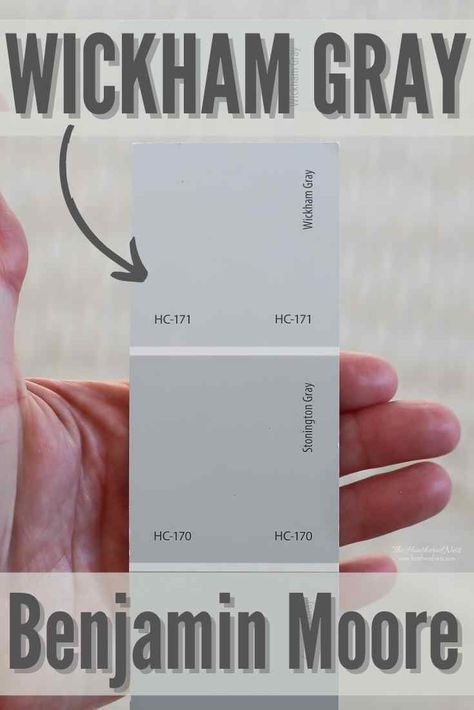 Benjamin Moore Wickham Gray is a mid-toned gray with blue undertones. Explore BM HC-171’s undertones, color pairings, + see it in 17 homes! #paint #benjaminmoore #paintcolor #home #homedecor #homedecorating #wallcolor #homeimprovement Pale Pink Paint Color, Benjamin Moore First Light, Wickham Gray Benjamin Moore, Benjamin Moore Soft Chamois, Benjamin Moore Wickham Gray, Pale Pink Paint, Wickham Gray, Benjamin Moore Bedroom, Soft Chamois