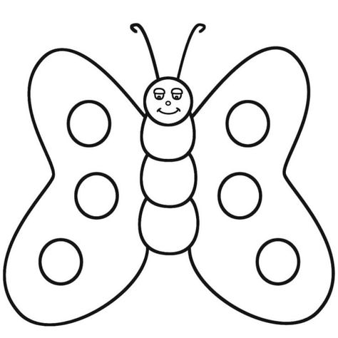 Butterfly Line Drawing, Decorate Classroom, Butterfly Coloring Pages, Kindergarten Colors, Butterfly Outline, Butterfly Coloring, Kindergarten Coloring Pages, Preschool Coloring Pages, Cartoon Butterfly