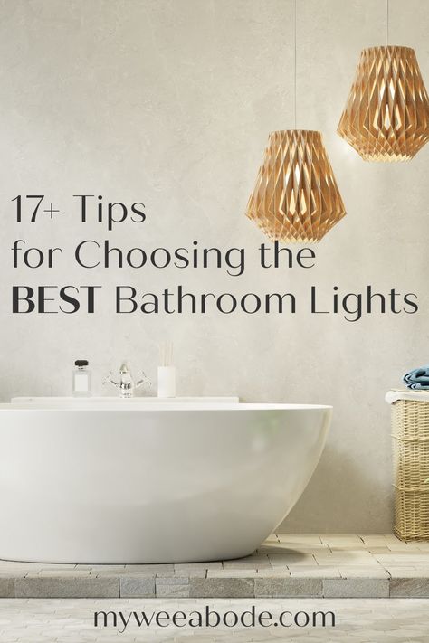 Lighting Above Tub Master Bathrooms, Boho Bathroom Vanity Lighting, Bathroom Ceiling Lights Ideas, Ip44 Bathroom Lights, Small Bathroom Vanity Lighting, Light Fixture Above Bath Tub, Spa Bathroom Lighting, Boho Bathroom Light Fixture, Bathroom Overhead Lighting