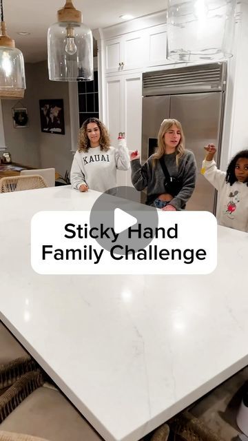 AMBER MAMIAN on Instagram: "Family Challenges are BACK!!!! 🙌🏼🙌🏼 And, we have a newbie joining in 🥰 Jack is finally making an appearance and he was ALLLLLLLL about it! Didn’t want the sticky hand fun to end 😂😂 BUT I think it was that CRAZY ending that really stole the show 😱what are your thoughts!?! Tag 👉🏼 the person you would want to play this with. And tell us what challenge we should try next." Games For Big Groups, Forrest Frank, Family Challenges, Christmas Group Games, Montana Trip, Family Challenge, Hand Games, Minute To Win It Games, Fun Christmas Games