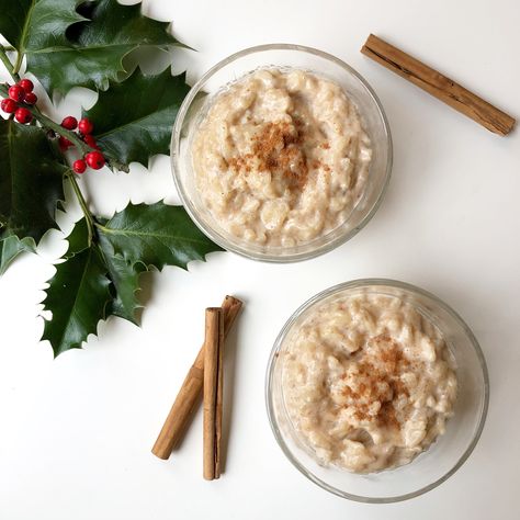 Eggnog Rice Pudding - Season & Serve Blog Eggnog Rice Pudding, Creamy Rice Pudding, Rice Pudding Recipe, Creamy Rice, Eggnog Recipe, Holiday Breakfast, Rice Pudding, Pudding Recipe, Pudding Recipes