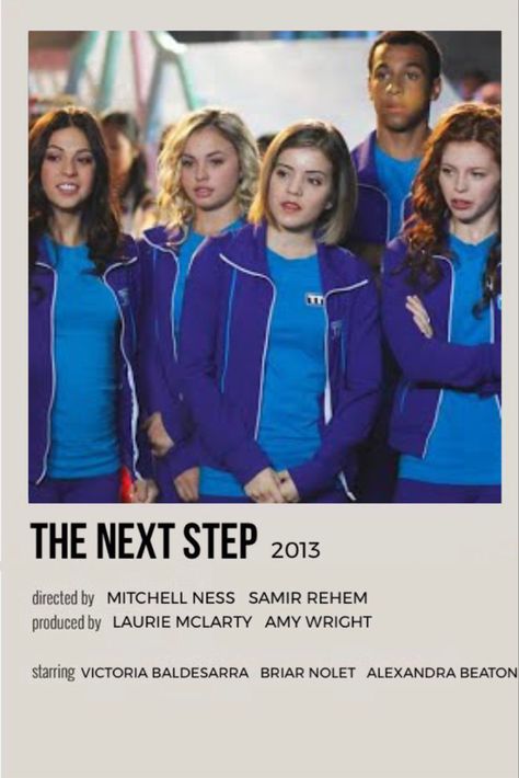 The Next Step Poster, Mean Girls Reunion, Great White Sharks Cheer, Series Posters, Tv Posters, Film Journal, Polaroid Posters, Movie Poster Wall, Movie Covers