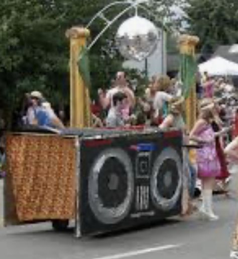 Disco Float Parade, Disco Parade Float, Homecoming Parade, Through The Decades, Christmas Float, Parade Float, Float, Homecoming, Halloween