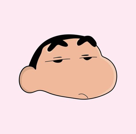 Shinchan Sleepy Face Illustration Sleepy Illustration, Face Illustration, Vector Art, Vector Free, Royalty Free, Clip Art, Anime, Art