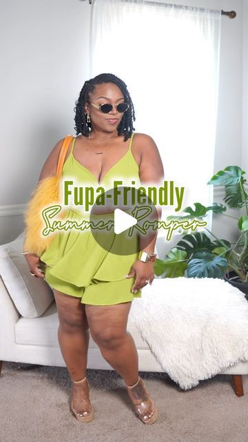 Shonda | Curvy Fashion on Instagram: "This super cute romper is perfect for the summer cookout with plenty of tummy room and ruffles to hide the fupa when you get finished eating all that good food! 🥰   It is a bit on the shorter side if you are tall or have a booty so just keep that in mind and it comes in several colors and patterns to choose from. Sizes run XS- XL and I’m 5’2” wearing a size XL for reference. Comment “SUMMER” and I’ll send you the link!😉  #curvyfashion #curvystyle #amazonfashionfinds #amazonfashion" Fupa Outfits, Summer Cookout, Summer Cookouts, Old School Style, School Style, Cute Rompers, Going Out Outfits, School Fashion, Curvy Fashion