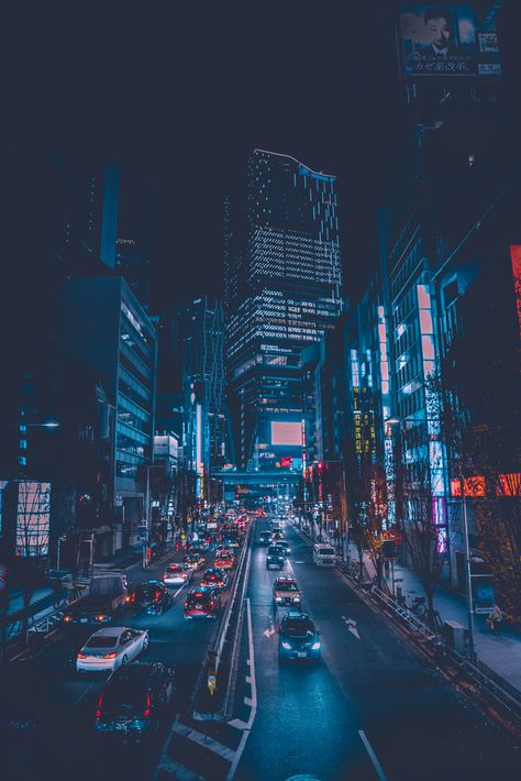 Neon City Aesthetic, Japanese Wave Painting, Highway Photography, Japan Cyberpunk, Art Final Project, Rain Street, Development Architecture, Night Street Photography, China Anime