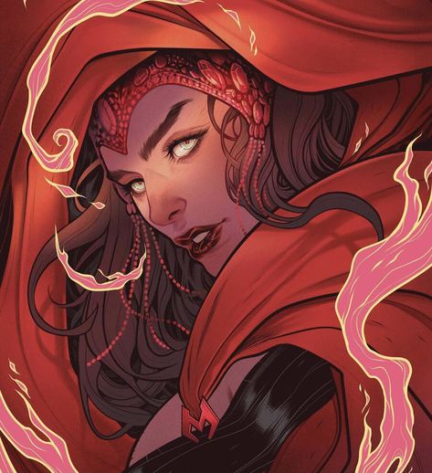 W.i.t.c.h Fanart, Scarlet Witch Comic, Scarlet Witch Marvel, Scarlett Witch, Bd Comics, Marvel Comic Character, Marvel Comics Art, Marvel Girls, Wanda Maximoff