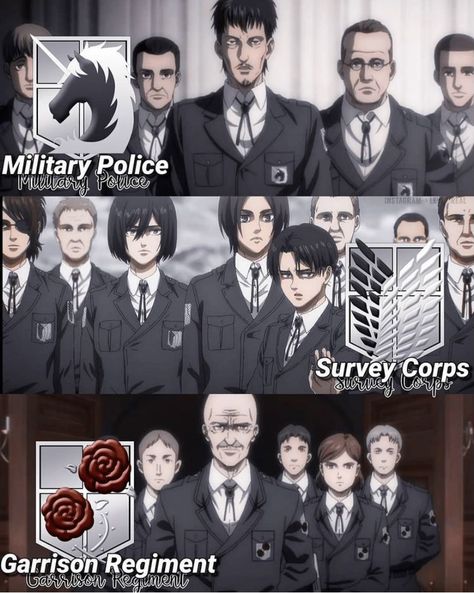 Credit. Instagram -> levi._.real Survey Corps, Military Police, Attack On Titan, Movie Posters, Fictional Characters, Anime, Instagram, Film Posters