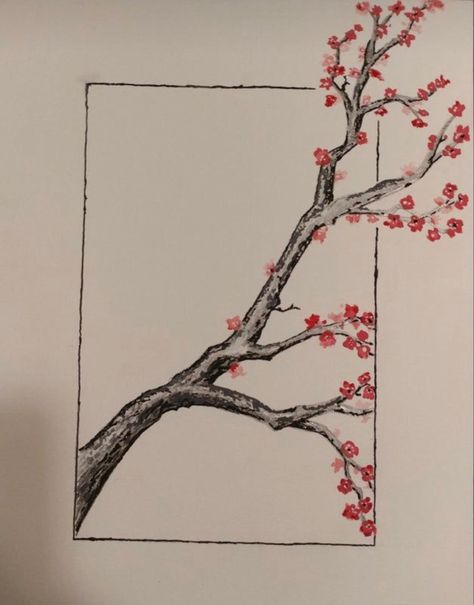 Blossom Tree Tattoo, Tree Sketch, Draw Step By Step, Tree Sketches, Planting Hydrangeas, Pink Wine, Blossom Tree, James Charles, Tree Drawing