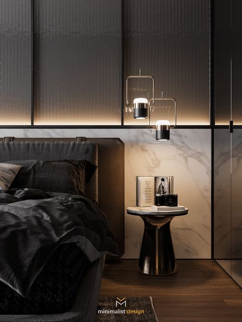 Hotel Like Bedroom, Dark Bedroom Interior, Bed Head Design, Hotel Room Interior Design, Taiwan Interior Design, Hotel Bedroom Design, Bedroom Design Modern, Armani Casa, Luxury Inspiration